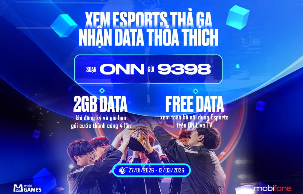 Data Full – Cháy cùng Esports trên ON Live TV